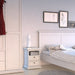 Bedside Drawers By Paris Set Of 2 In White -left image 