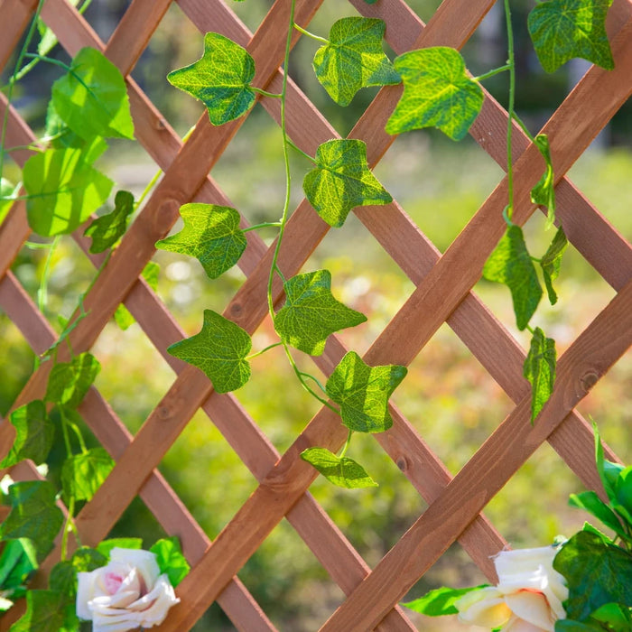 Outsunny Wooden Garden Trellis Stand