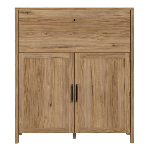 Multi Brun High Chest in Waterford Oak Stylish Storage Solution-front image 