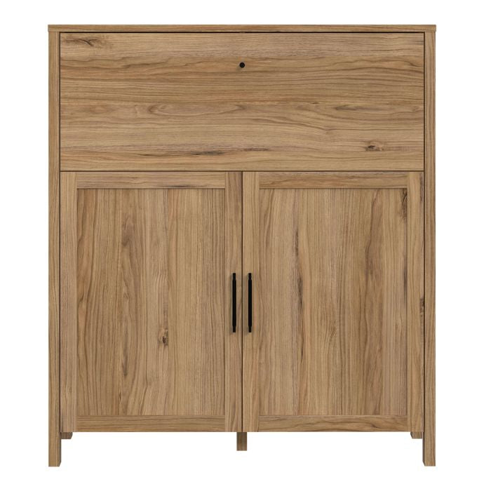 Multi Brun High Chest in Waterford Oak Stylish Storage Solution-front image 