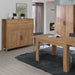 Multi Brun High Chest in Waterford Oak Stylish Storage Solution- left image