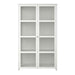 Pure White Showcase Display Cabinet 2-Door Storage Solution front image 