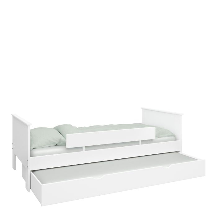 Simple White Kids Single Bed By Alba