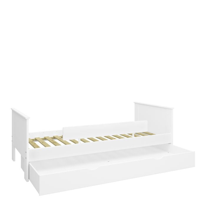 Simple White Kids Single Bed By Alba