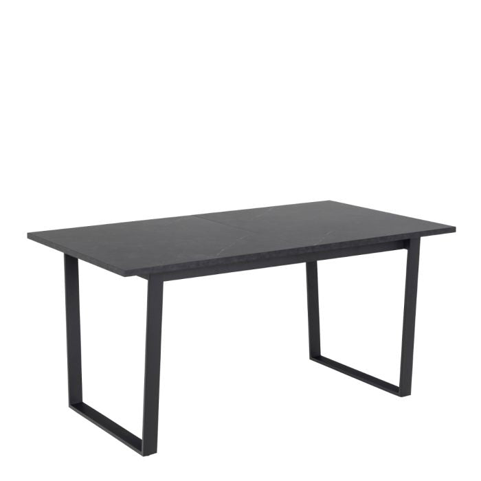 Amble Dining Table with Black Marble Effect - MILES AND BRIGGS