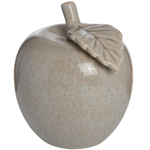 Antique Grey Small Ceramic Apple - MILES AND BRIGGS