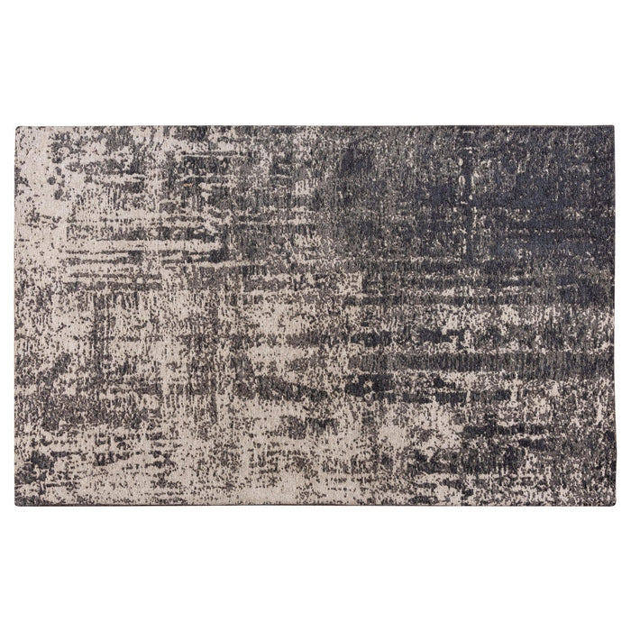 Aria Abstract Grey Rug - MILES AND BRIGGS