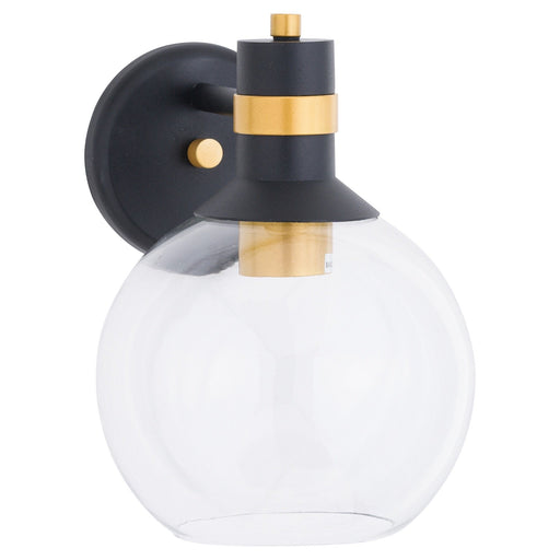 Black And Brass Globe Wall Pendant - MILES AND BRIGGS