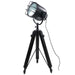 Black Industrial Spotlight Tripod Lamp - MILES AND BRIGGS