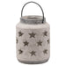 Bloomville Large Stone Star Lantern - MILES AND BRIGGS