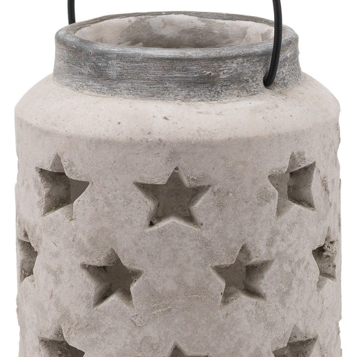 Bloomville Large Stone Star Lantern - MILES AND BRIGGS