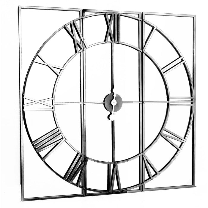 Celina Mirrored Wall Clock - MILES AND BRIGGS