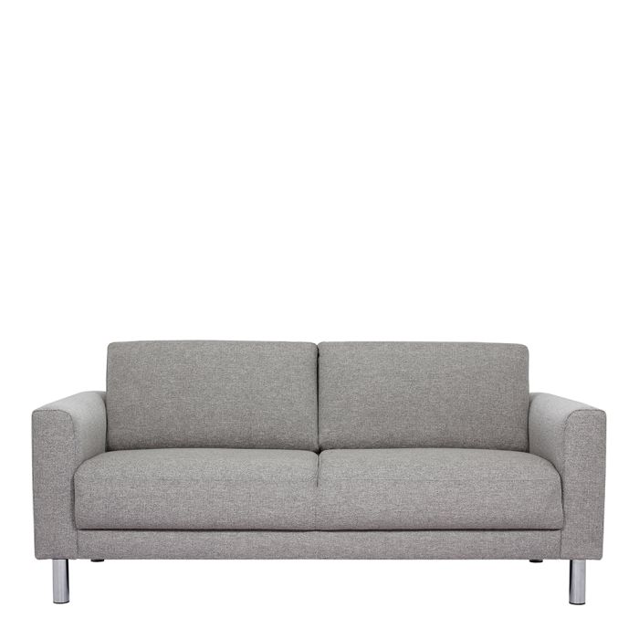 Cleveland 2-Seater Sofa in Nova Light Grey - MILES AND BRIGGS