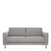 Cleveland 2-Seater Sofa in Nova Light Grey - MILES AND BRIGGS