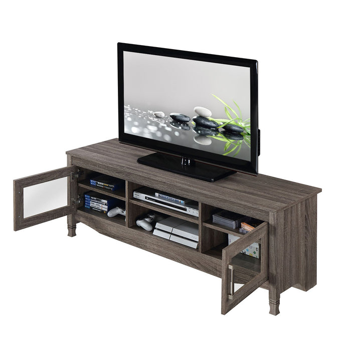 Display Unit For Large TVs With Storage Clatter Free System - MILES AND BRIGGS