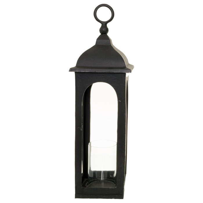 Farrah Collection Black Cast Loop Top Lantern - MILES AND BRIGGS