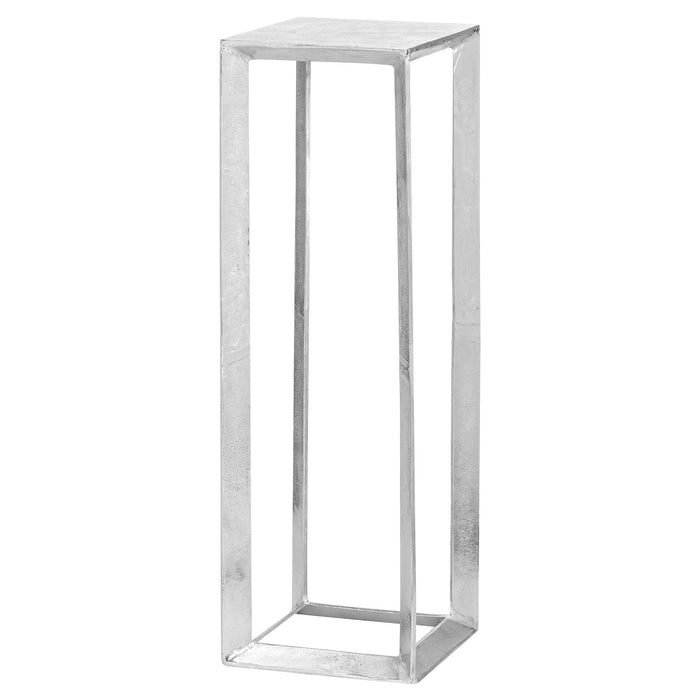 Farrah Collection Large Silver Plant Stand - MILES AND BRIGGS