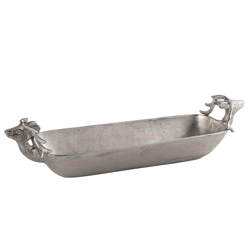 Farrah Collection Silver Large Deer Display Tray - MILES AND BRIGGS