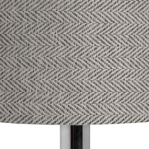 Milan Chrome Table Lamp - Close Up Image Of Shade 