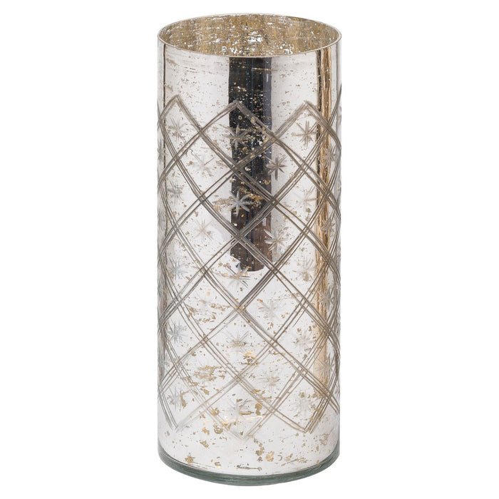 Silver Foil Effect Vase