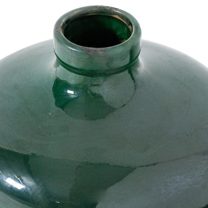 Garda Emerald Glazed Eve Vase