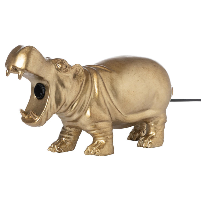 Hetty The Hippo Gold Table Lamp