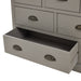 The Oxley Collection Nine-Drawer Chest Stylish and Spacious Storage Solution-open bottom drawer image