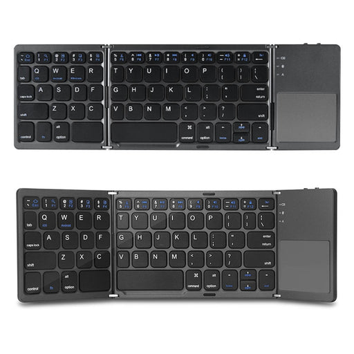 Ultra-thin Portable Folding Keyboard Wireless Bluetooth With Touchpad - Vitaly Decor